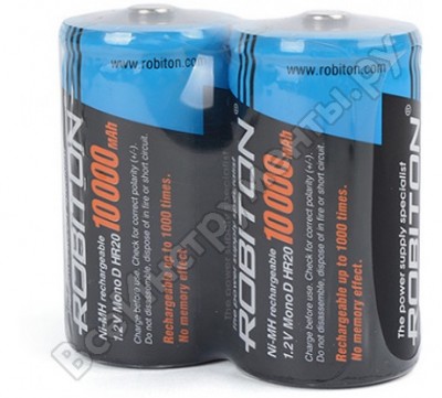 Robiton аккумулятор 10000mhd sr2 /2шт/ 13563