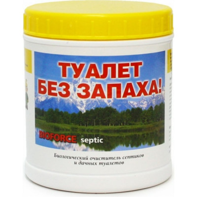 Биопрепарат для септиков и дачных туалетов BIOFORCE Septic bb-017