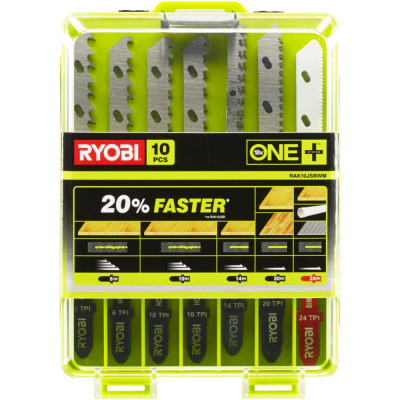 Ryobi Набор пилочек для лобзика 10шт 5132002811