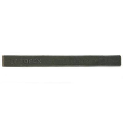 Topex пробойник слесарный плоский, сталь crv 03a325