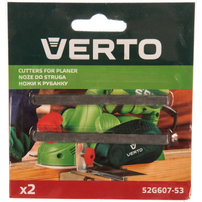 Verto Ножи к рубанку 52G607, 49NG356 52G607-53
