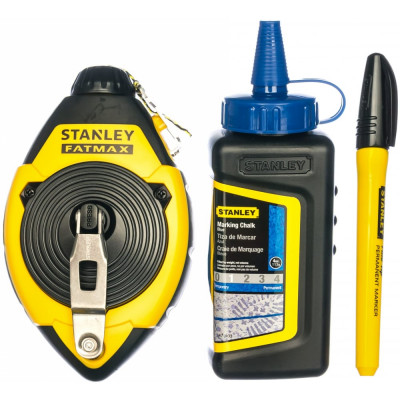 Stanley набор шнуровка 30 м, краситель, маркер 0-47-681