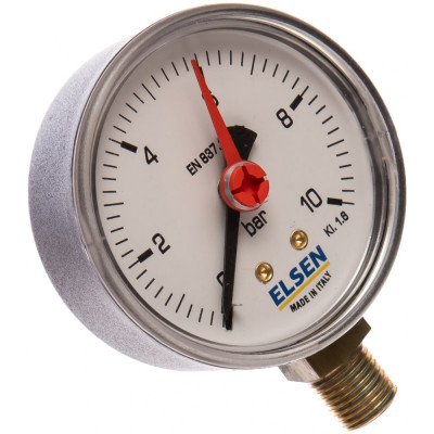 Elsen манометр 63 1/4 в радиальный pn бар-0-10 em63.10