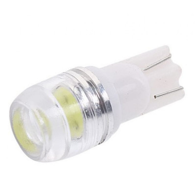 MEGAPOWER Автолампа T10W W2,1x9,5d 1 SMD 7080 WHITE 6000K 80лм 12V 10 100 10712
