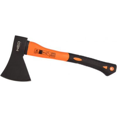 Neo tools топор 800 г, рукоятка из стекловолокна 27-021