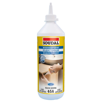 Водостойкий клей для дерева Soudal 65А 104739