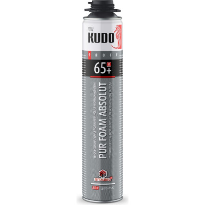 KUDO Пена полиуретановая монтажная PROFF 65+ + KUPP10S65+