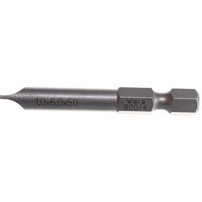 Wera биты (шт) 800/4 z 1,0x6,0x50 mm we-059335