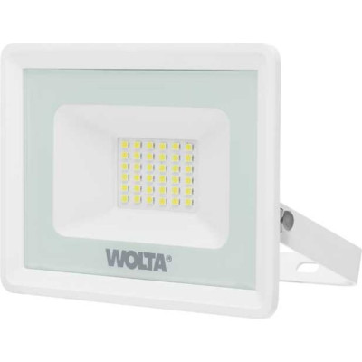 Wolta светодиодный прожектор 5700k, 30 w smd, ip 65, цвет белый, слим wfl-30w\/06w