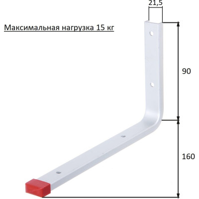 Gah alberts держатель настенный 90х160мм, 805500