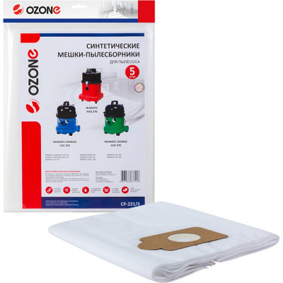 OZONE Мешки-пылесборники синтетические для пылесоса, 5 шт CP-221 CP-221/5