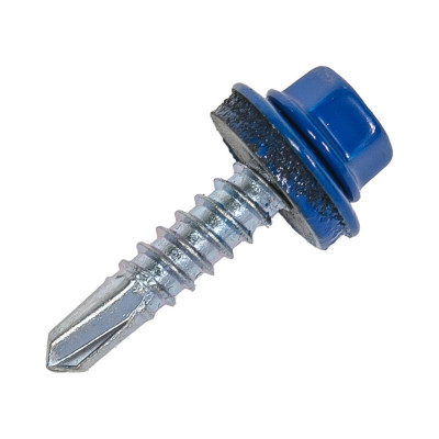 Daxmer Кровельный саморез 5,5x25 RAL 5005 сверло №3, 250 шт 00000304301