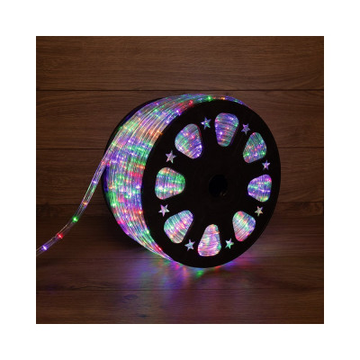 NEON-NIGHT Светодиодный гибкий шнур Дюралайт бухта 100м 24 LED/метр, мультиколор 121-329-4