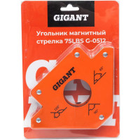 Gigant Угольник магнитный стрелка 75LBS G-0512