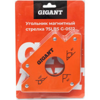 Gigant Угольник магнитный стрелка 75LBS G-0512
