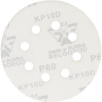Круг шлифовальный на липучке по дереву/металлу 10 шт. (125 мм; P60; 6 отверстий) Gigant G-1017