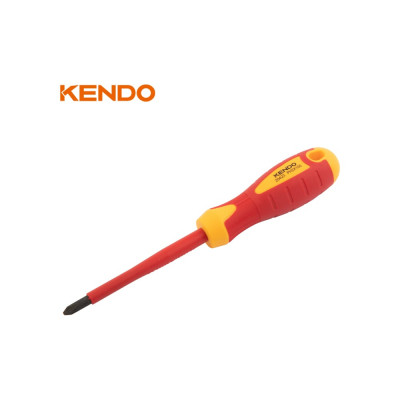 KENDO Отвертка диэлектрическая VDE PH1х80 мм 20422