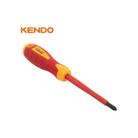 KENDO Отвертка диэлектрическая VDE PH1х80 мм 20422