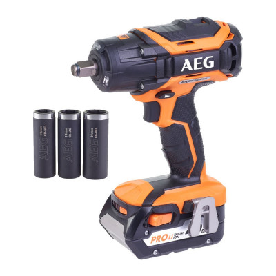 Бесщеточный аккумуляторный импульсный гайковерт AEG BSS18C12ZBL LI-402C 4935459427