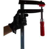 Струбцина BESSEY чугунная 300/140, 5.5 кН, деревянная ручка BE-TPN30BE