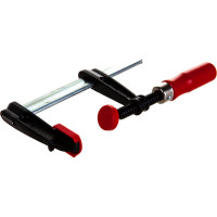 Струбцина из ковкого чугуна BESSEY 120/60, усилие 5.5 кН, с деревянной рукояткой, BE-TPN12BE