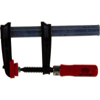 Струбцина из ковкого чугуна BESSEY 120/60, усилие 5.5 кН, с деревянной рукояткой, BE-TPN12BE