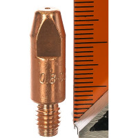 Наконечник токопроводящий (10 шт; E-Cu; М6х28; 0.8 мм) для горелок MIG/MAG Сварог 00000087421