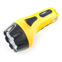 Фонарь ЯРКИЙ ЛУЧ LA-07 аккумуляторный, 7 светодиодов, встр. вилка для прямой зарядки от 220В 4606400104292