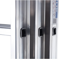 Лестница алюминиевая Алюмет 3х11 ступеней трехсекционная универсальная H3 5311