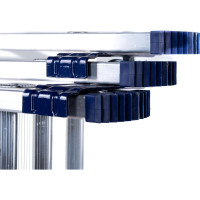 Лестница алюминиевая Алюмет 3х11 ступеней трехсекционная универсальная H3 5311