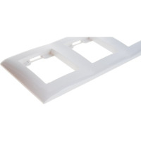 Рамка четырехместная вертикальная Volsten V01-11-A42-M Magenta 9969