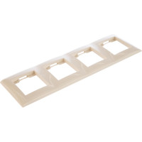 Четырехместная вертикальная рамка Volsten V01-12-A42-M Magenta Crema, 9972