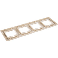 Четырехместная вертикальная рамка Volsten V01-12-A42-M Magenta Crema, 9972