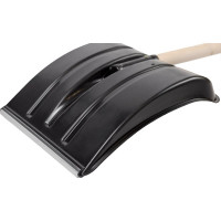 Снеговая лопата с деревянным черенком и V-ручкой Цикл Витязь 4607156361878