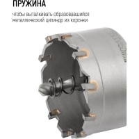 Коронка кольцевая с карбидными вставками Профи 50 мм FIT IT 36850