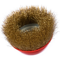 Корщетка-чашка (125 мм; М14; латунированная проволока) FIT IT 39272