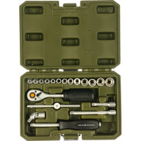 Набор Дело Техники головок и принадлежностей 1/4", 19 предм. 600719