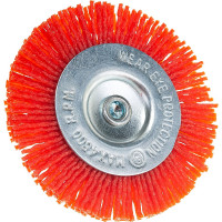 Корщетка-колесо (75 мм; нейлон) для дрелей FIT IT 38607