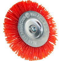 Корщетка-колесо (75 мм; нейлон) для дрелей FIT IT 38607