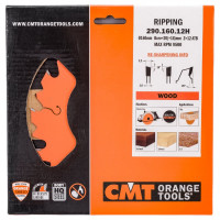 Диск пильный по дереву (160х20х2,6/1,6 мм; Z12) CMT 290.160.12H