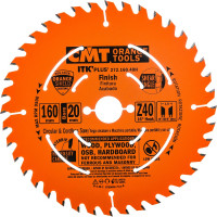 Диск пильный по дереву (160х20/16х1,7/1,1 мм; Z40) CMT 272.160.40H