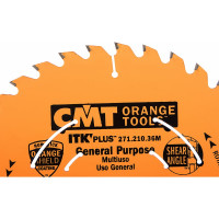 Диск пильный по дереву (210х30/25х1,8/1,2 мм; Z36) CMT 271.210.36M