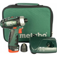 Аккумуляторная дрель Metabo PowerMaxx BS 12 В, 1х2.0, патрон, сумка 600079500