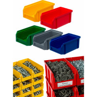 Пластиковый ящик Стелла-техник 342х207x143мм, 9,4 литра, V-3-синий