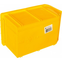 Пластиковый ящик Стелла-техник 234х149х120мм, 3,8 литра, V-2-желтый