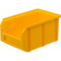 Пластиковый ящик Стелла-техник 234х149х120мм, 3,8 литра, V-2-желтый