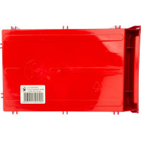 Пластиковый ящик Стелла-техник 234х149х120мм, 3,8 литра, V-2-красный