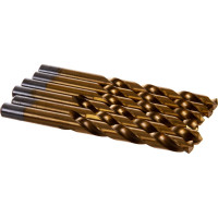 Сверло по металлу (6 шт; 11х142 мм; титан) Атака 8077540