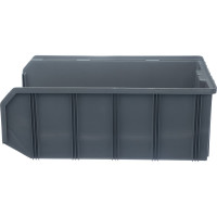 Пластиковый ящик Стелла-техник 502х305х184мм, 20 литров, V-4-серый