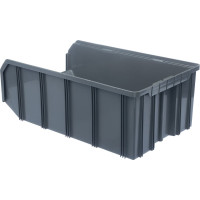 Пластиковый ящик Стелла-техник 502х305х184мм, 20 литров, V-4-серый